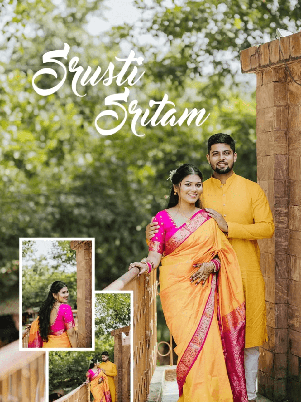 Traditional ceremony couple